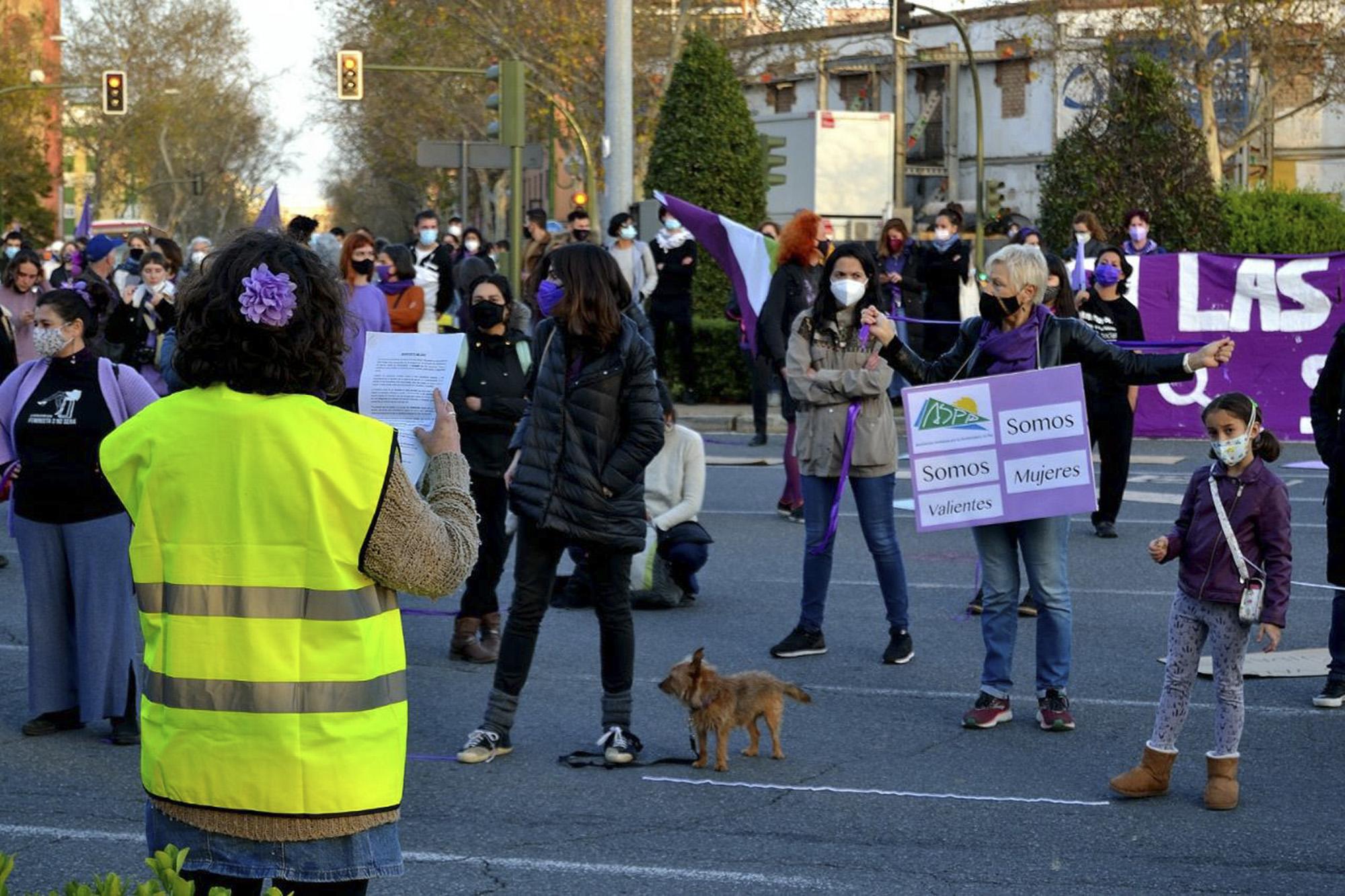 Manifestaciones y concentraciones en Andalucía por motivo del 8M - 21